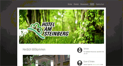 Desktop Screenshot of hotelamsteinberg.de