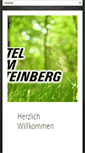 Mobile Screenshot of hotelamsteinberg.de